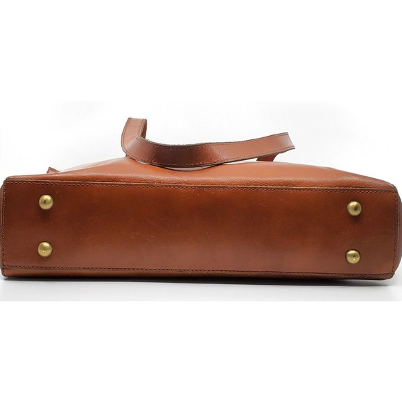 NWD Patricia Nash Viana Leather North South Tan Tote $199.00 - Picture 3 of 5